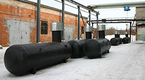 Подземные газгольдеры СОЧИ. Горизонтальный газгольдер